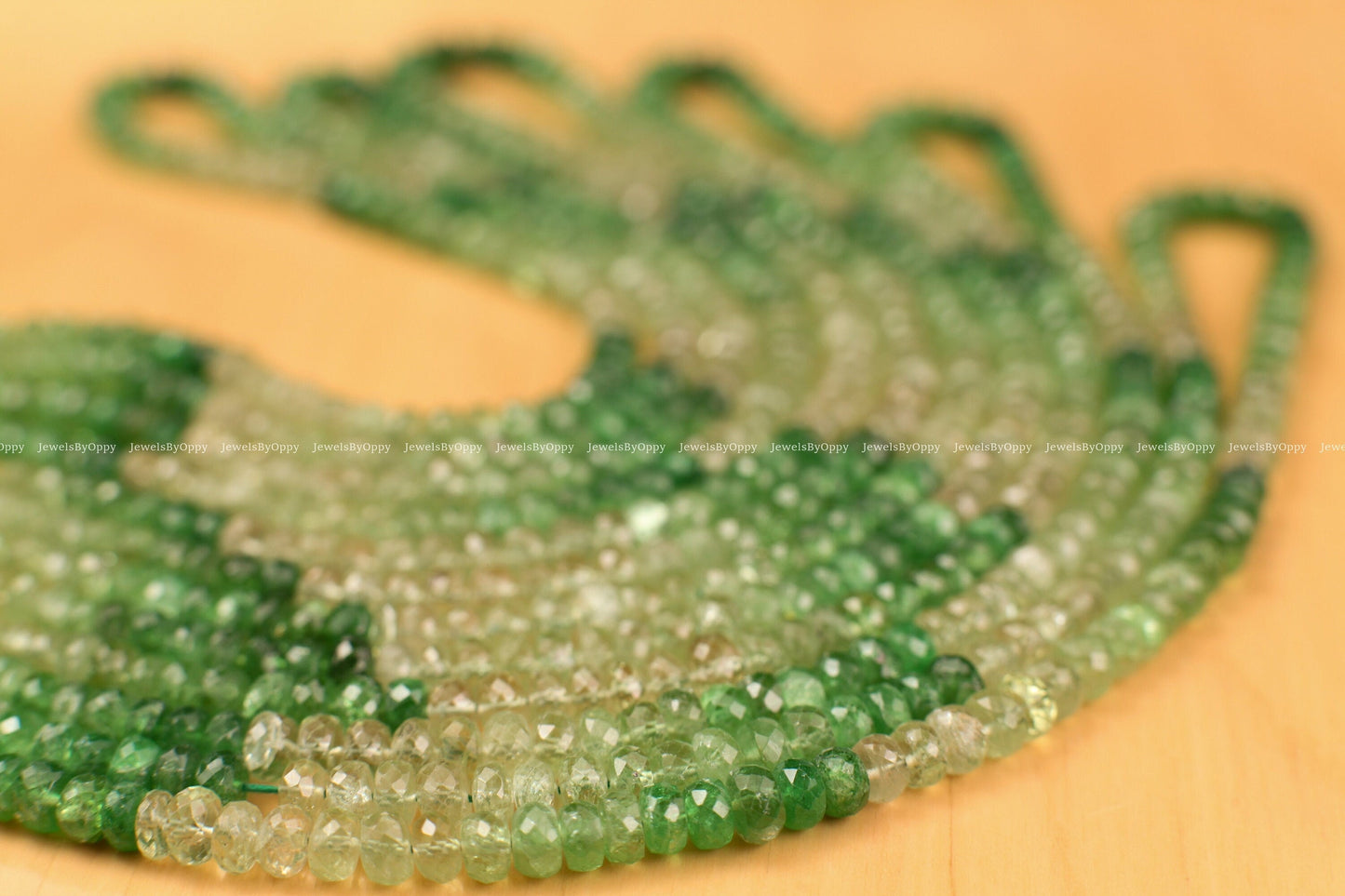 Natural Tsavorite shaded Micro Faceted Rondelle 5-5.5mm AAA clear quality, rare Tsavorite , Jewelry making beads. 7" & 14" strand