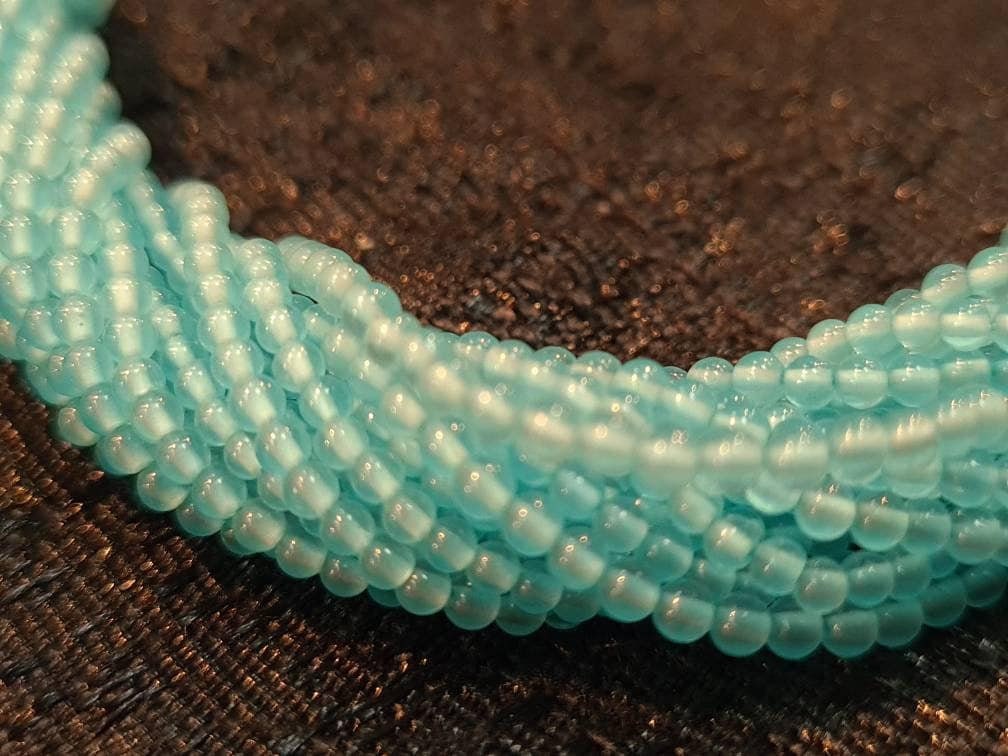 Apatite 2mm Round Beads, Jewelry Making Round Polished Gemstone Beads, DIY Necklace, Bracelet 16" Strand