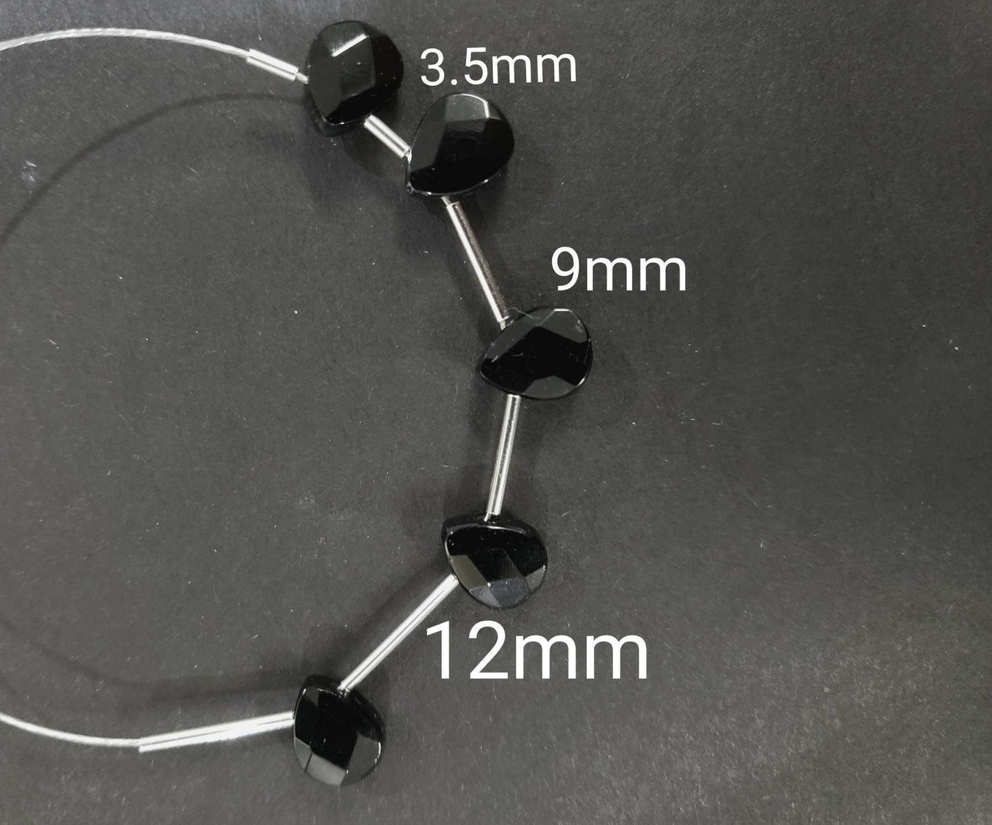 925 Sterling Silver 9mm and 12mm Liquid silver tube jewelry making spacer, high Quality, Made in USA, 50 pcs, 100 pcs pack for 9mm and 12mm