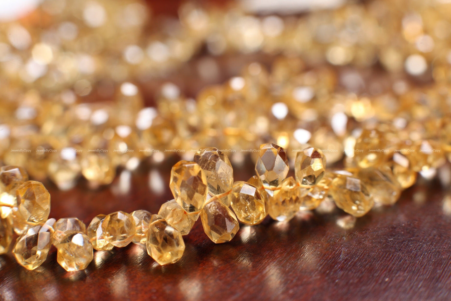 Citrine Faceted Briolette, Natural Citrine Gemstone Teardrop 4×6-5×8mm Jewelry Making Earring, Necklace 18Pcs,36Pcs