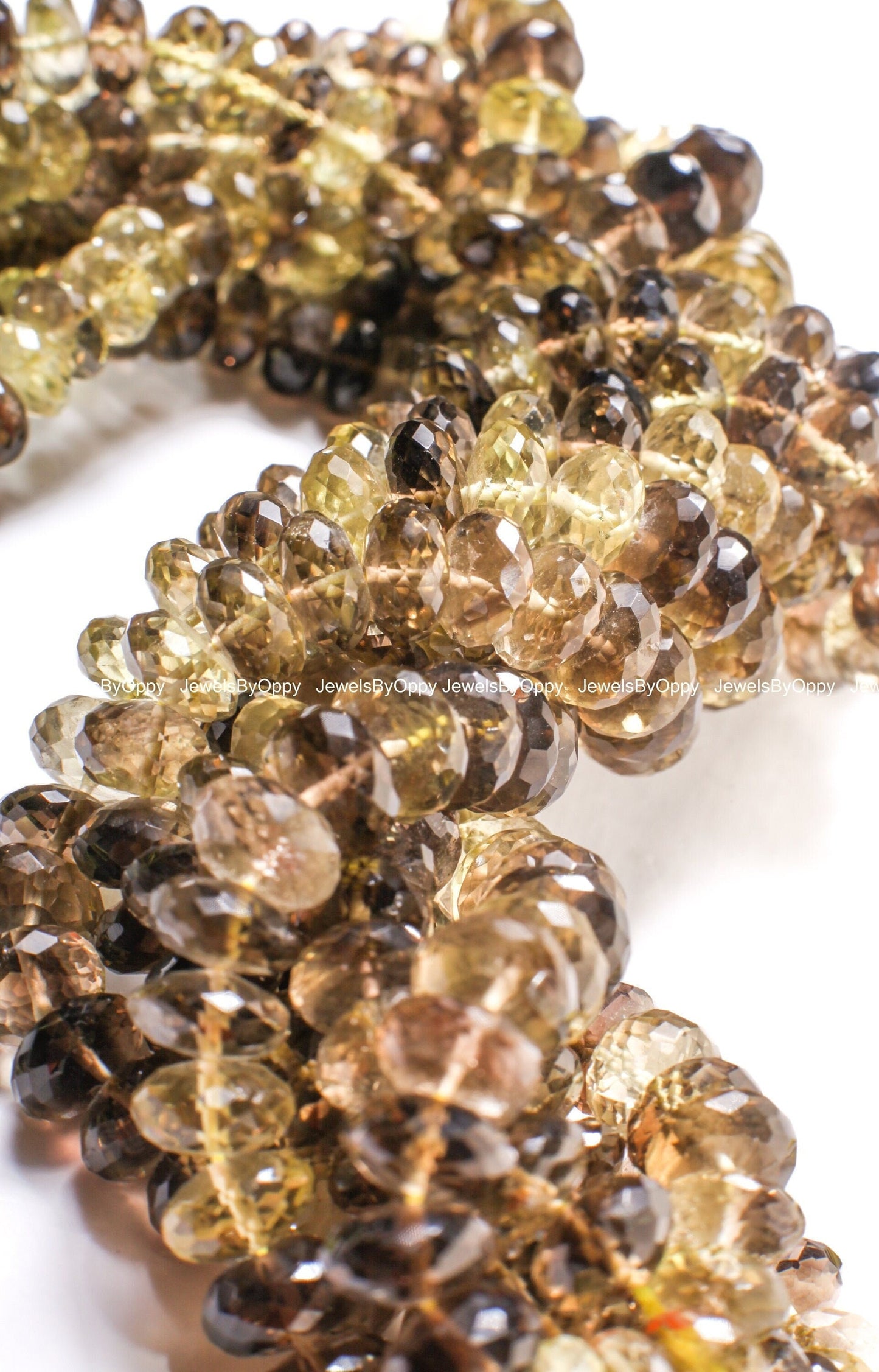 Bio Lemon Quartz Faceted Rondelle 9mm, Natural AAA Quality Lemon Quartz Shaded Jewelry Making Necklace, Bracelet Beads 10" Strand