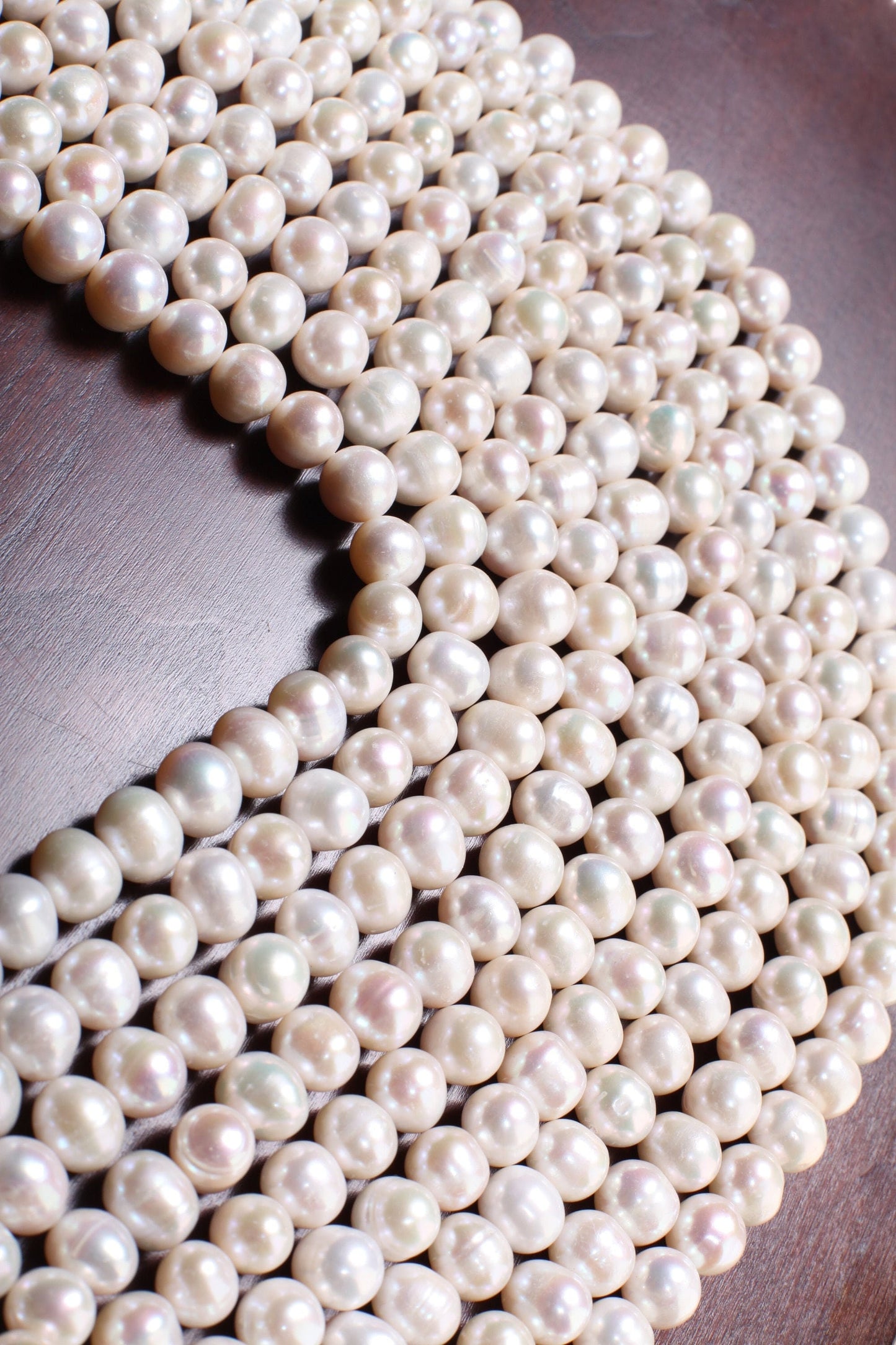 Natural Freshwater Large Hole Pearl 11-12.5mm Potato Pearl, Good Luster 14" Jewelry Making Pearl Bracelet, Earrings, Necklace, 2mm Hole
