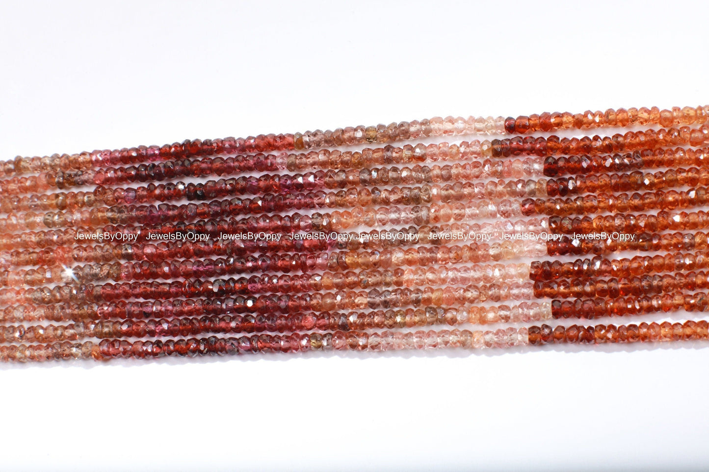 Natural Tundra Sapphire, Tunduru sapphire 3.5-3.7mm Shaded Micro Faceted Roundel Fine Quality 13" Strand