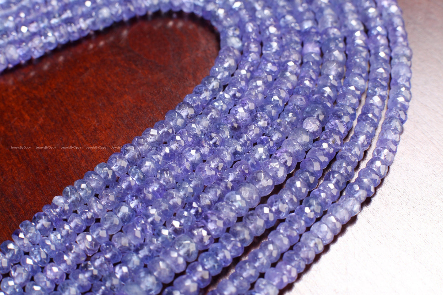 Natural Tanzanite Faceted Rondelle 4.5,5,6mm large beautiful Violet Blue Beads,AAA super quality,DIY Jewelry Making 7", 14" strand.