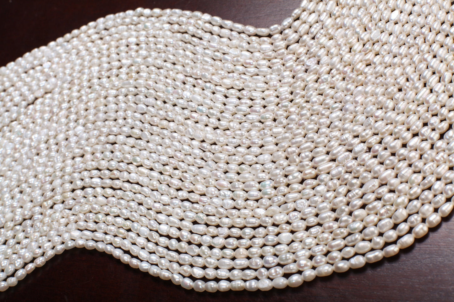 Natural Freshwater Pearl 3x4.5-5.5mm Potato small Pearl, Good Luster 14" Jewelry making pearl high luster AAA quality.single or bulk