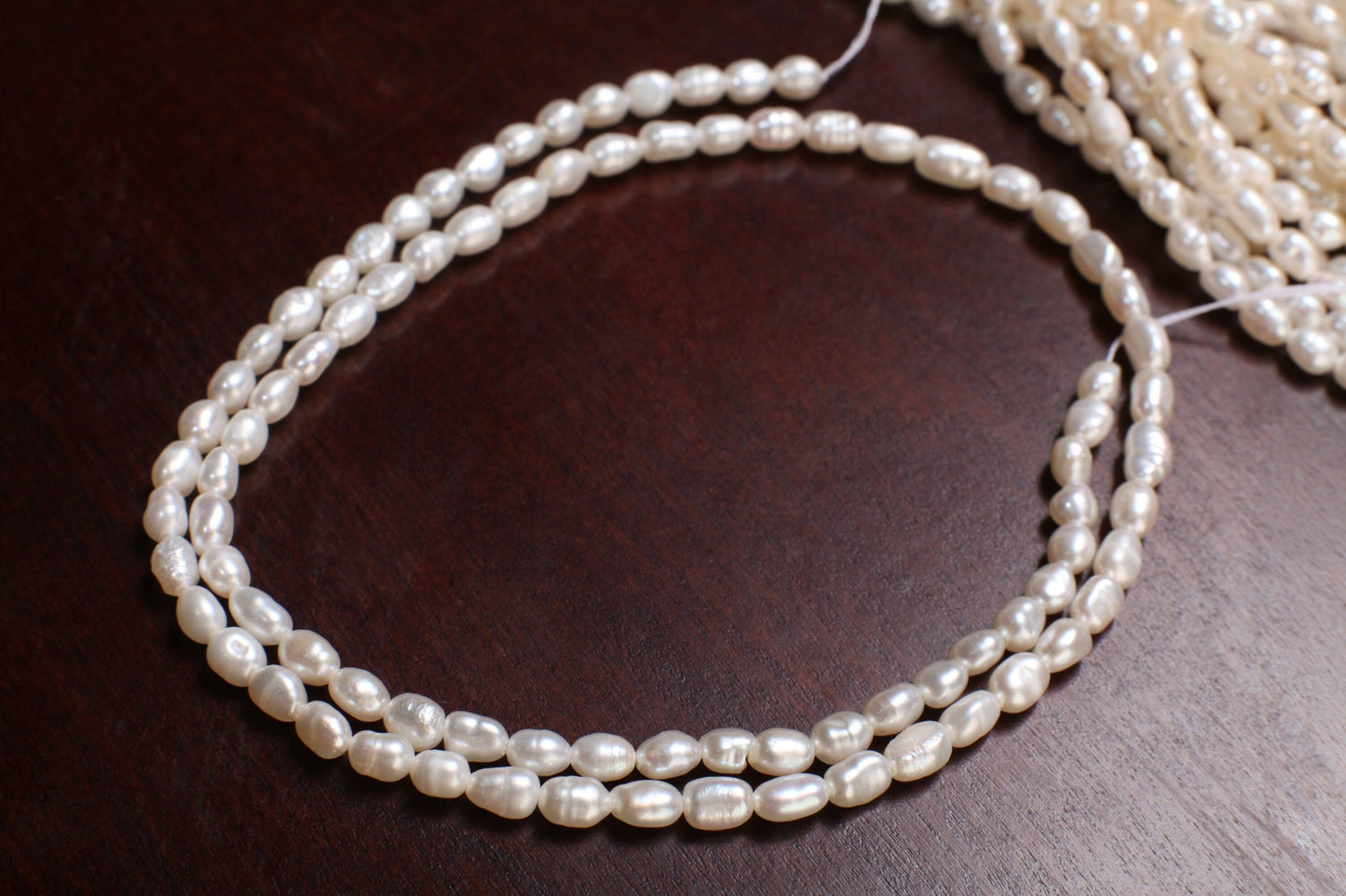 Natural Freshwater Pearl 3x4.5-5.5mm Potato small Pearl, Good Luster 14" Jewelry making pearl high luster AAA quality.single or bulk