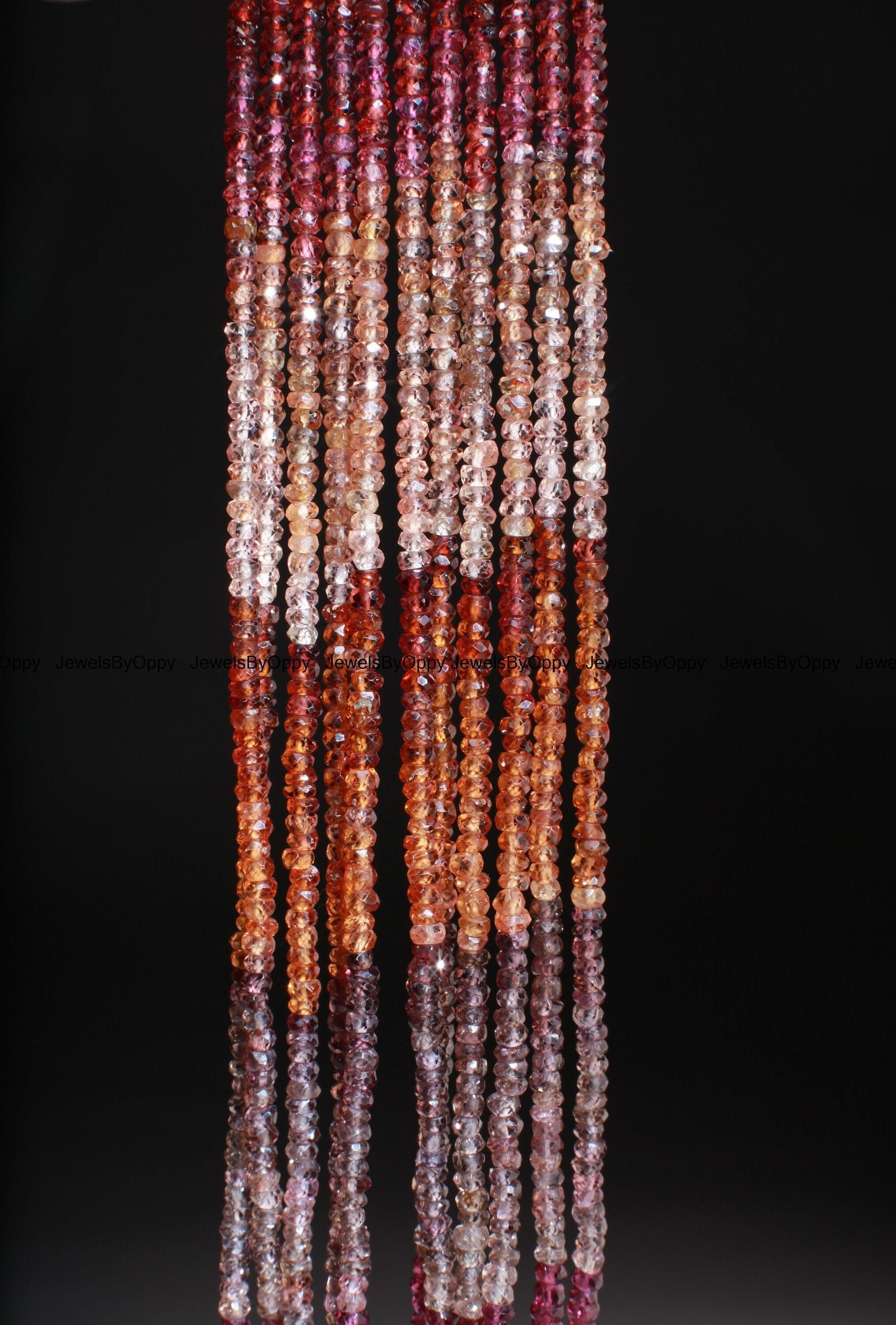Natural Tundra Sapphire, Tunduru sapphire 3.5-3.7mm Shaded Micro Faceted Roundel Fine Quality 13" Strand