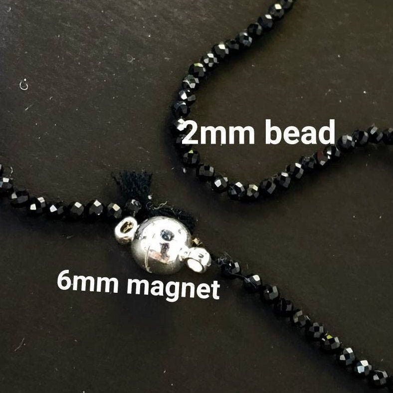 4 sets magnetic clasp 6mm small round very strong magnet shiny Silver, Gold, Rose Gold, Antique Brass, Antique Copper, plated brass clasp.