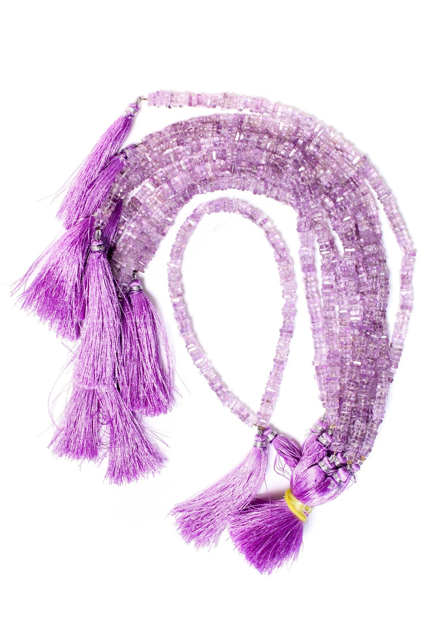Pink Amethyst 4-5mm Square Heishe, Jewelry Making Squaredelle high quality Natural Gemstone Bead Spacers, DIY Necklace, Bracelet, 8" Strand