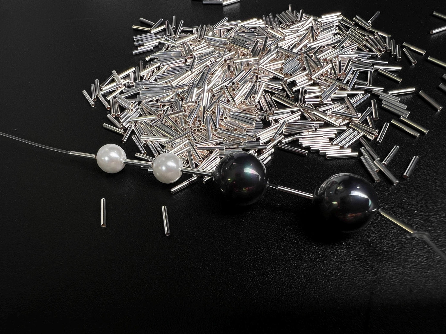 925 Sterling Silver 6mm Liquid Silver, Made in USA, High Quality tube spacer jewelry making supplies. 50 pcs, 100, 300 ,500 pcs