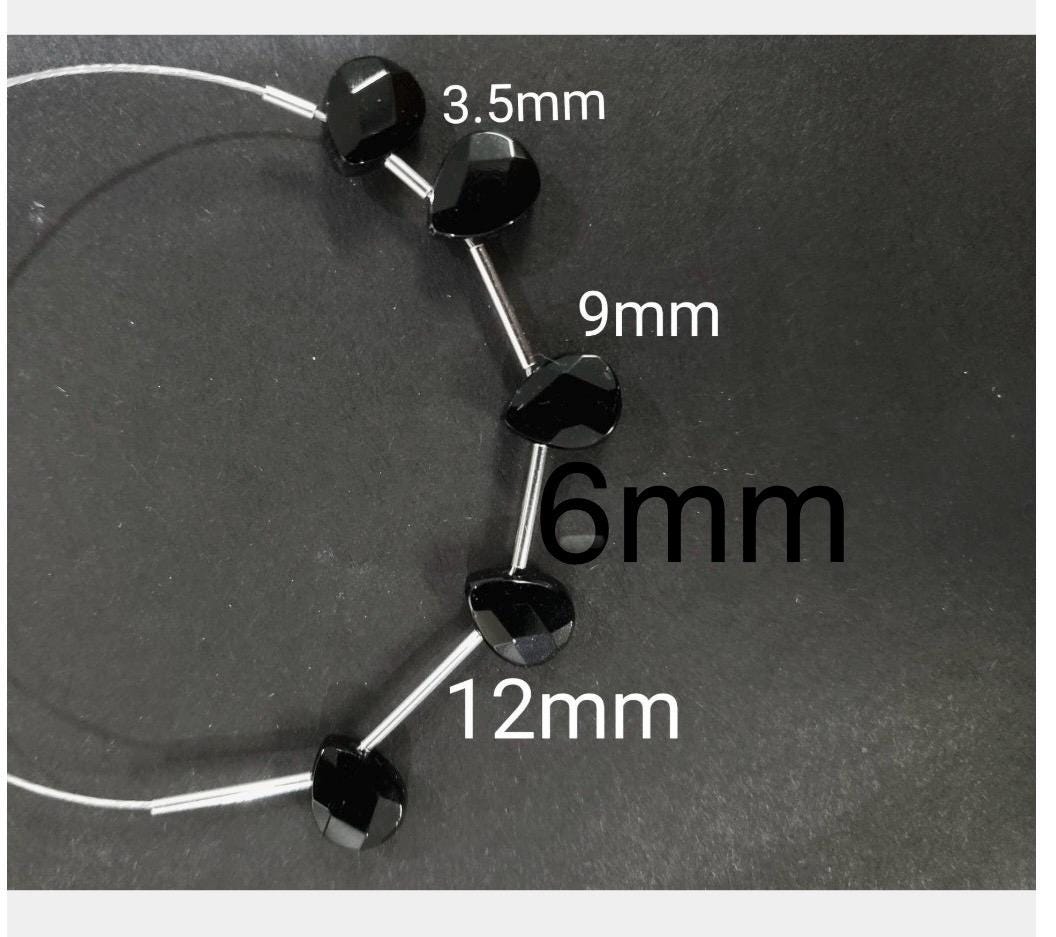925 Sterling Silver 9mm and 12mm Liquid silver tube jewelry making spacer, high Quality, Made in USA, 50 pcs, 100 pcs pack for 9mm and 12mm
