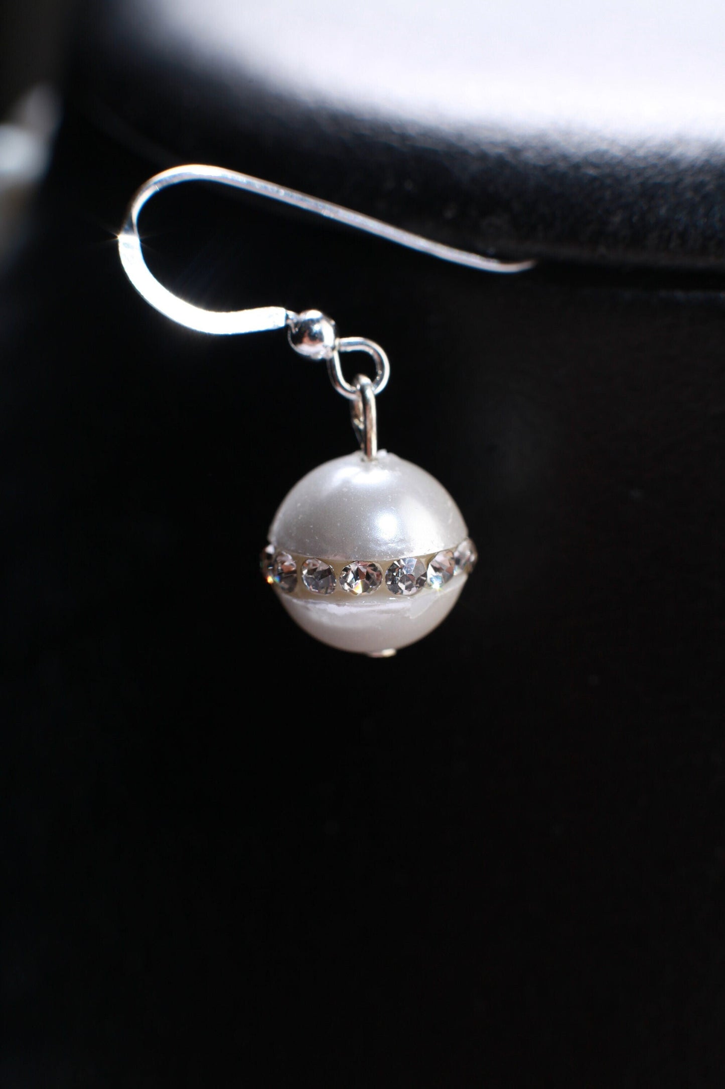 Natural AA Japanese Fresh Water Cultured Pear10mm1Bridal Necklace, Earrings Sets,925 Sterling Silver Extension Chain,Lobster Clasp, Ear Wire