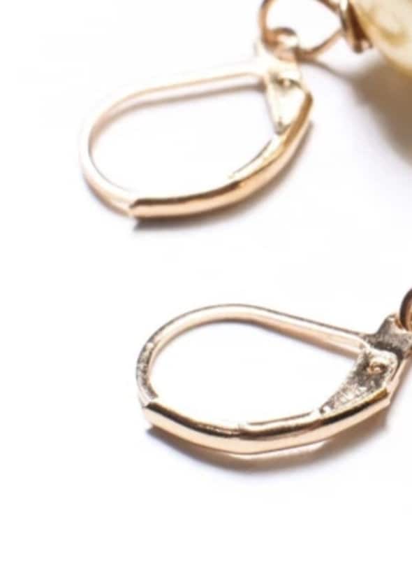 Gold Filled Leverback earwire . 14k gold filled Earrings clasp,1 pair (2 pieces ) Made in USA high quality,14/20 stamped