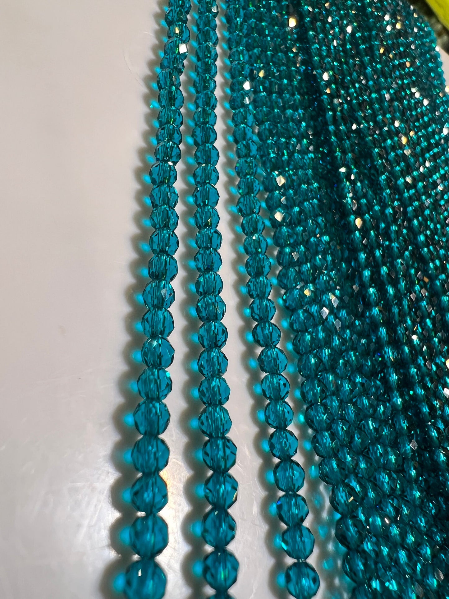 Blue cubic Zirconia London blue color Micro Faceted 2mm, 3mm Round Beads AAA Gemstone Jewelry Making CZ Beads 14" Strand