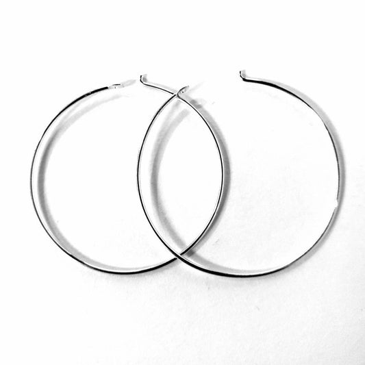 925 sterling silver beading hoop 25mm, 30mm & 35mm earring , jewelry making supplies, high quality, earring making findings 1 pair .