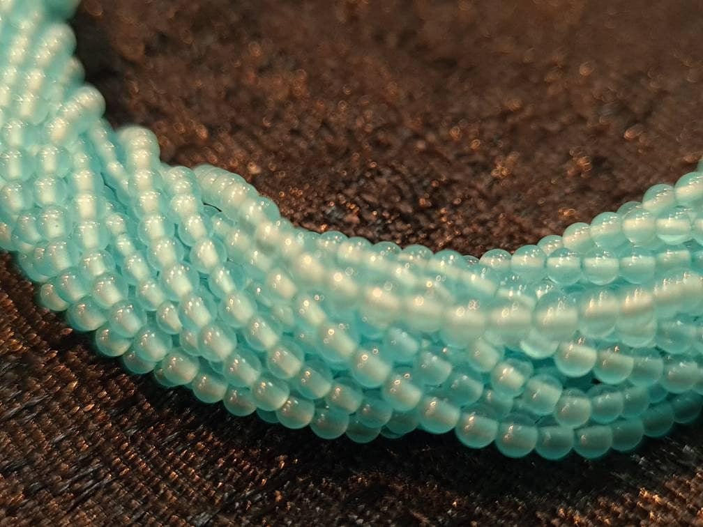 Apatite 2mm Round Beads, Jewelry Making Round Polished Gemstone Beads, DIY Necklace, Bracelet 16&quot; Strand