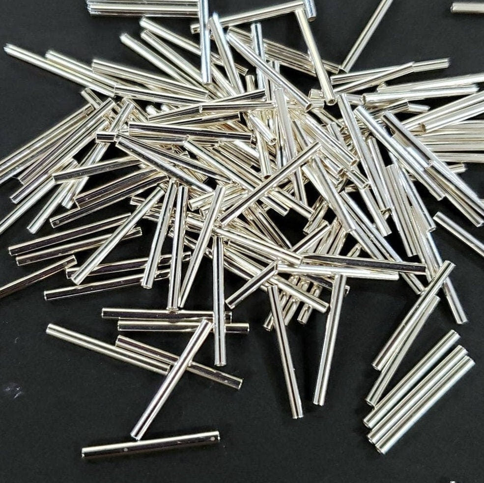 925 Sterling Silver 9mm and 12mm Liquid silver tube jewelry making spacer, high Quality, Made in USA, 50 pcs, 100 pcs pack for 9mm and 12mm