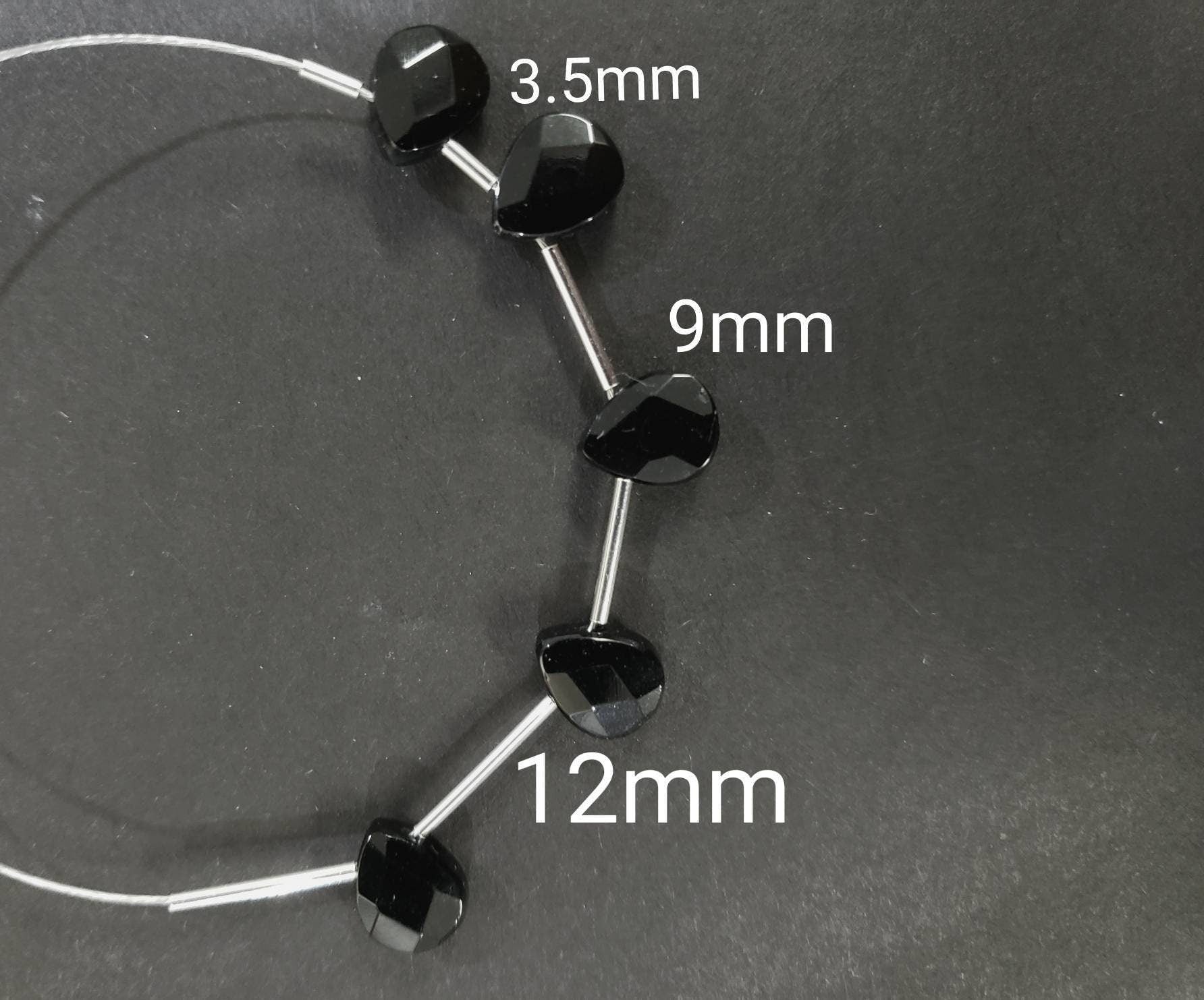 925 Sterling Silver 9mm and 12mm Liquid silver tube jewelry making spacer, high Quality, Made in USA, 50 pcs, 100 pcs pack for 9mm and 12mm