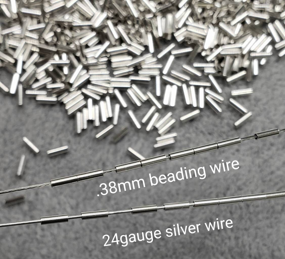 925 Sterling Silver 3.5mm Liquid Silver, Made in USA, high Quality tube spacer jewelry making supplies. 50 pcs, 100, 300 ,500 pcs