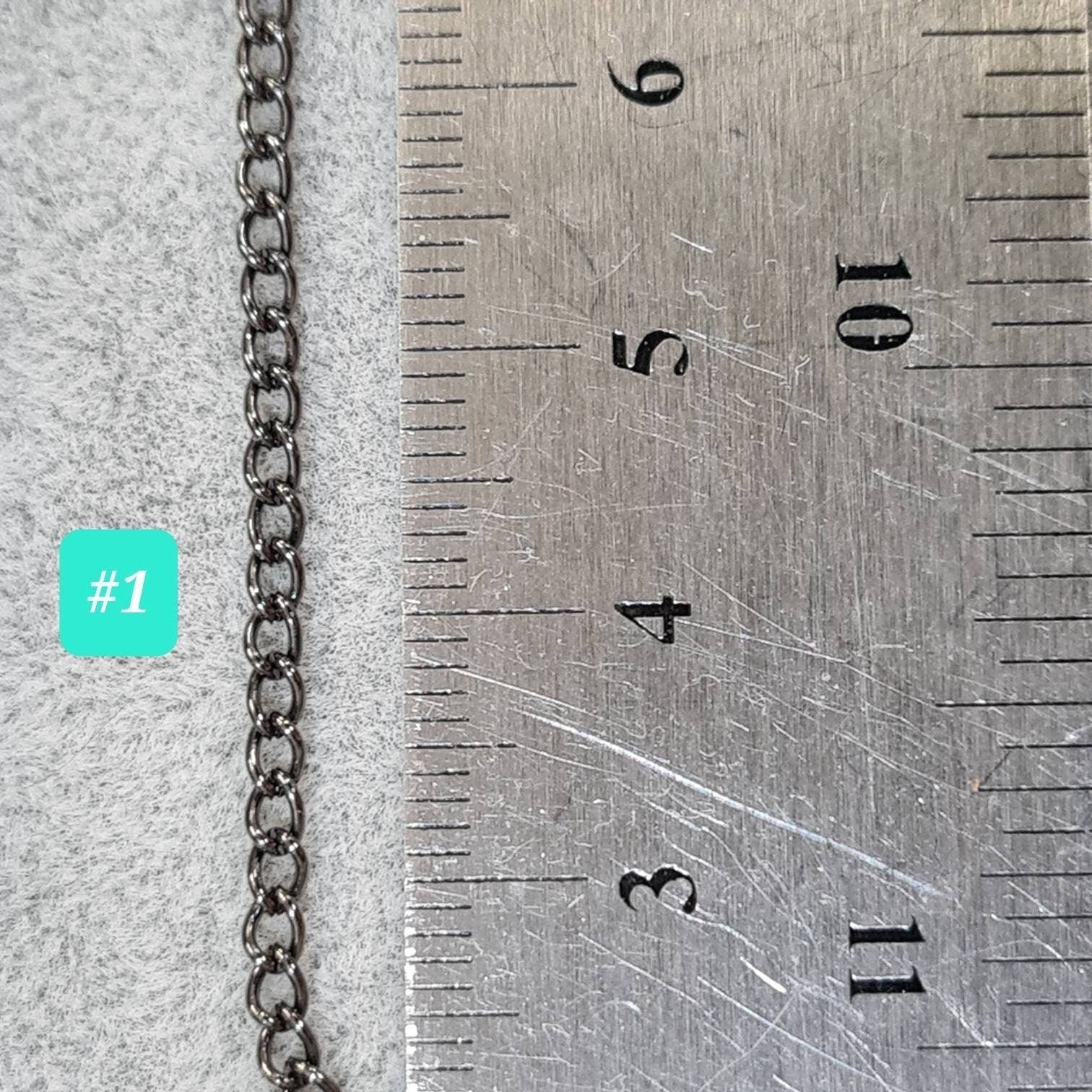3 feet gunmetal black chain for jewelry making supplies,curb,rolo,flat cable,long cable,rectangle link, oval link chain,sell by 1 yard, 36&quot;