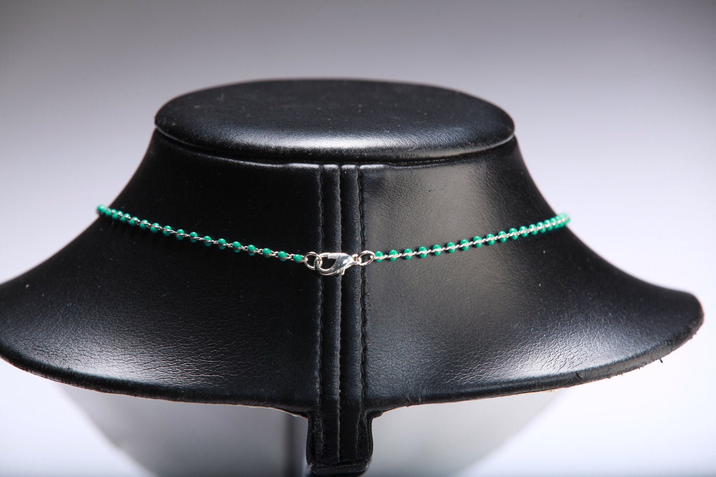 Turquoise Teardrop Hand-Made Choker, Minimalist, Boho 16&quot; Handmade Necklace. Available from 14&quot;-24&quot;