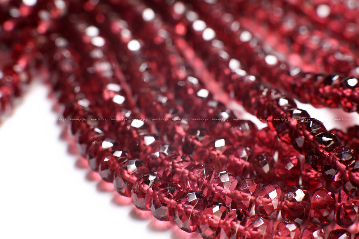 Rhodolite Garnet AAA Micro Faceted 4.5-8.5mm Rondelle, Jewelry Making Rich Merlot color Gemstone, Rare gem quality Garnet 6.5" or 13" Strand