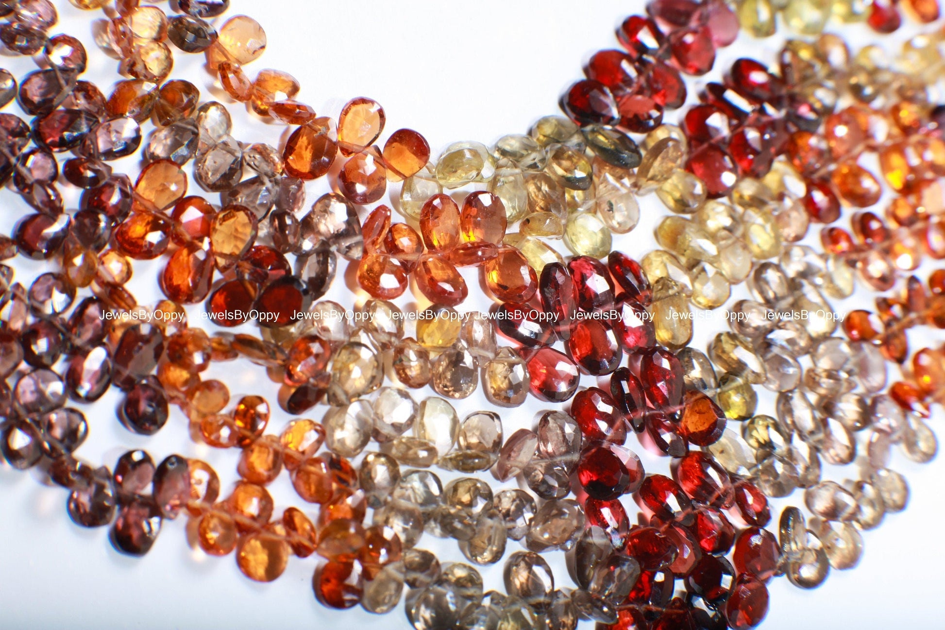Natural Tundra Sapphire AAA 5-6.5mm Shaded Micro Faceted Diamond Cut Pear Drop Gemstone Beads Briolette 4", 9" Strand