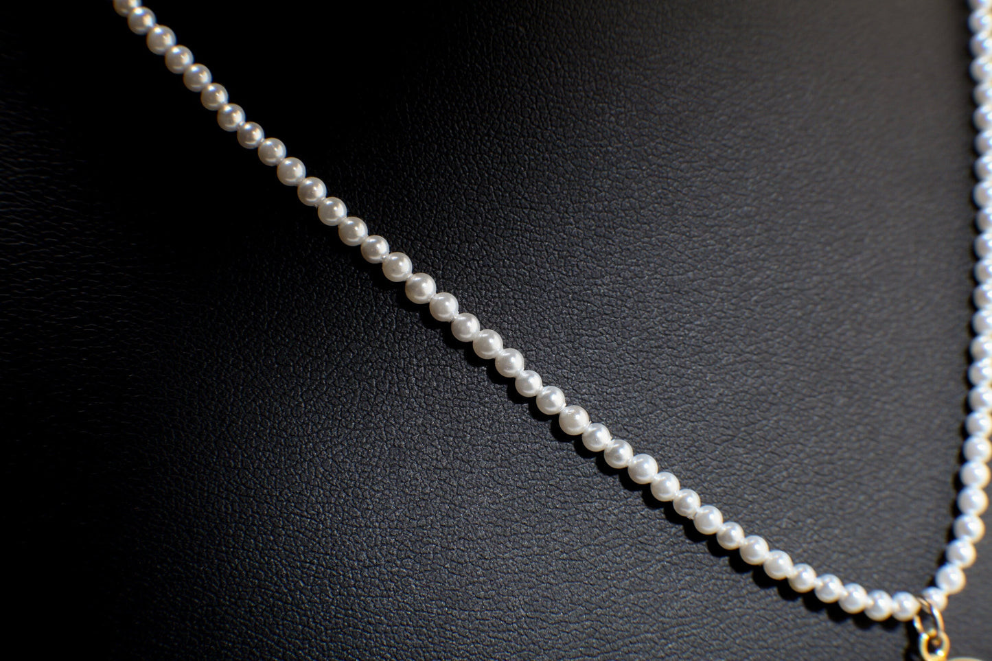 Baroque Pearl Necklace, Freshwater Square Baroque Pearl, Blue Sapphire Gold Bezel Pendant Pearl Gemstone Bridal, Bridesmaid 18" Necklace