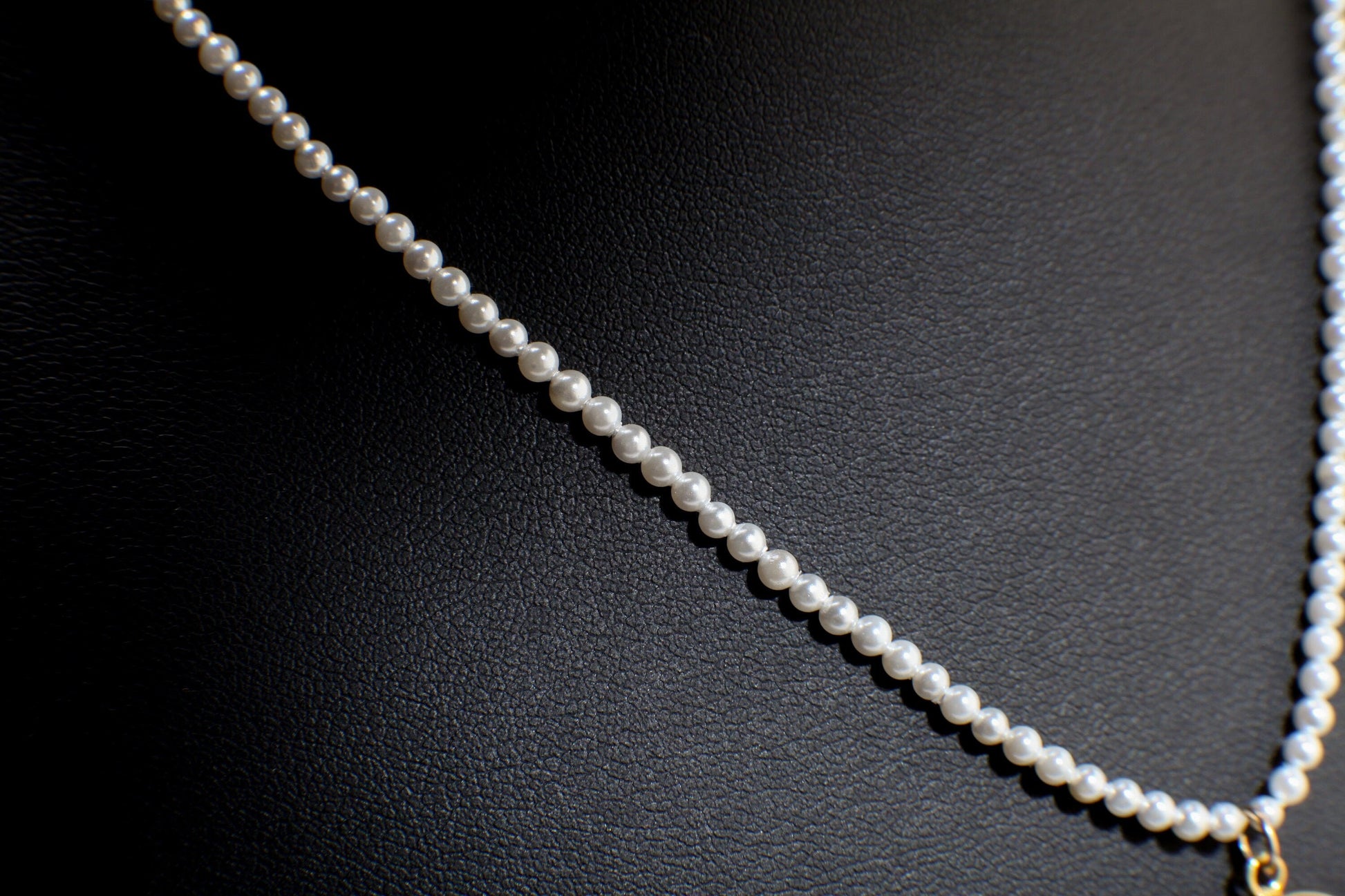 Baroque Pearl Necklace, Freshwater Square Baroque Pearl, Blue Sapphire Gold Bezel Pendant Pearl Gemstone Bridal, Bridesmaid 18" Necklace