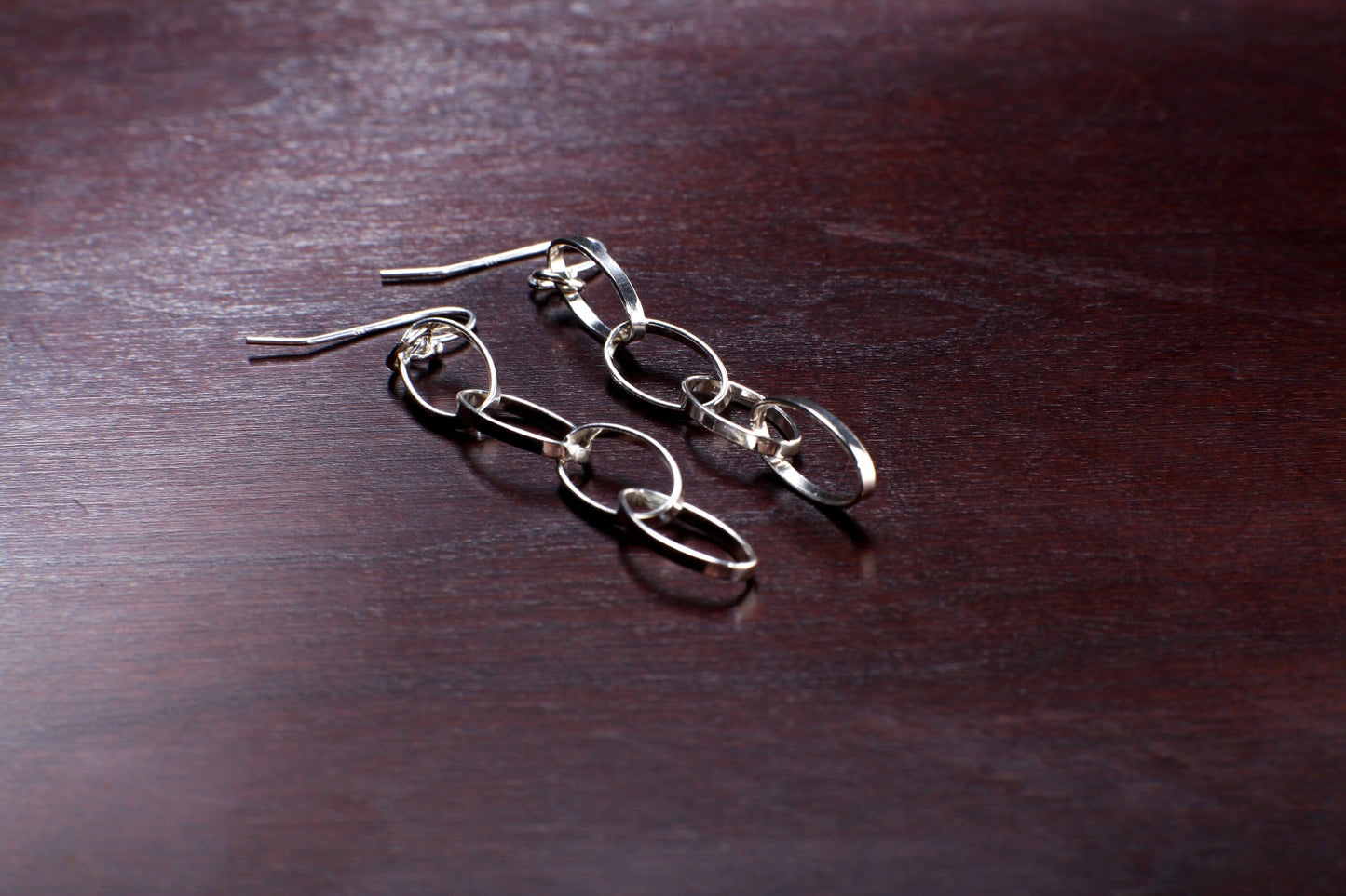 925 Sterling Silver Harmony Hoops 4 Tier Boho Dangle Loop Earrings