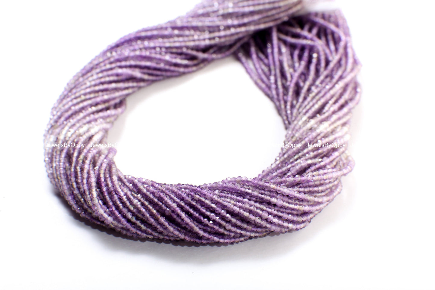 Amethyst Micro Faceted AAA Round 2mm, Jewelry Making Necklace, Bracelet, DIY Gemstone Beads 12.75" Strand