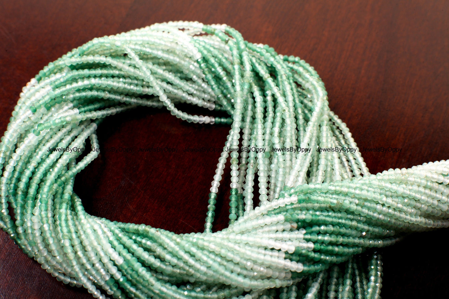 Aventurine Micro Faceted shaded Round 1.8mm, Jewelry Making Necklace, Bracelet, DIY Gemstone Beads 13" Strand