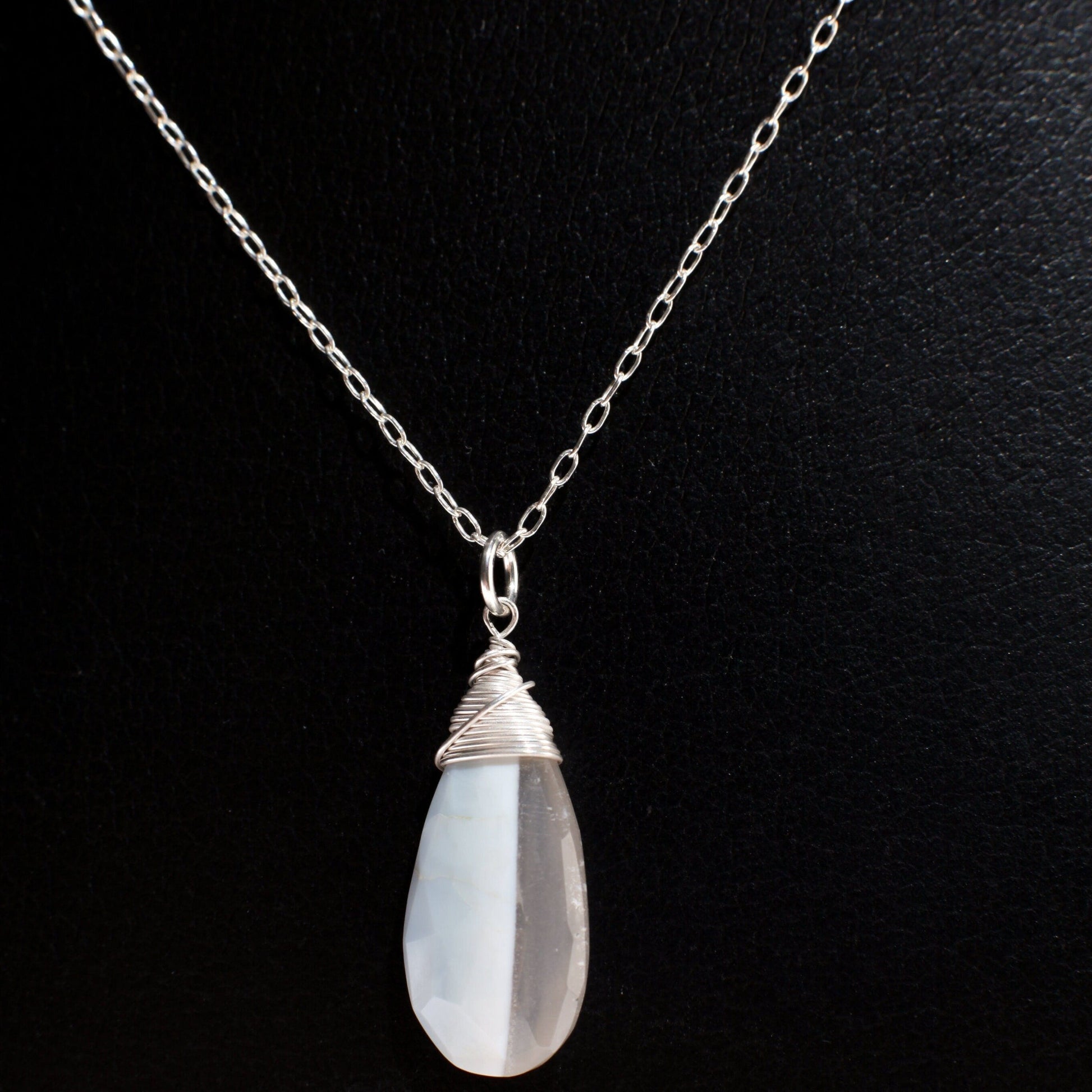 Bio Opal Pendant and Earring long faceted drop, high quality Natural Opal Jewelry Set in 925 Sterling Silver, chain in sizes .