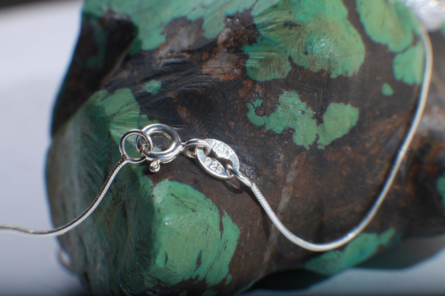 Sodalite Zuni Bear Earrings Necklace, Natural Brazilian Sodalite Zuni Bear Gemstone Necklace and Earrings Set Vintage Sterling Silver 16&quot;