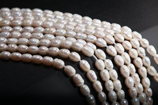 Natural Freshwater Baroque Pearl 10x13mm, 2mm Large hole, by piece, great for leather jewelry, 2mm leather go through