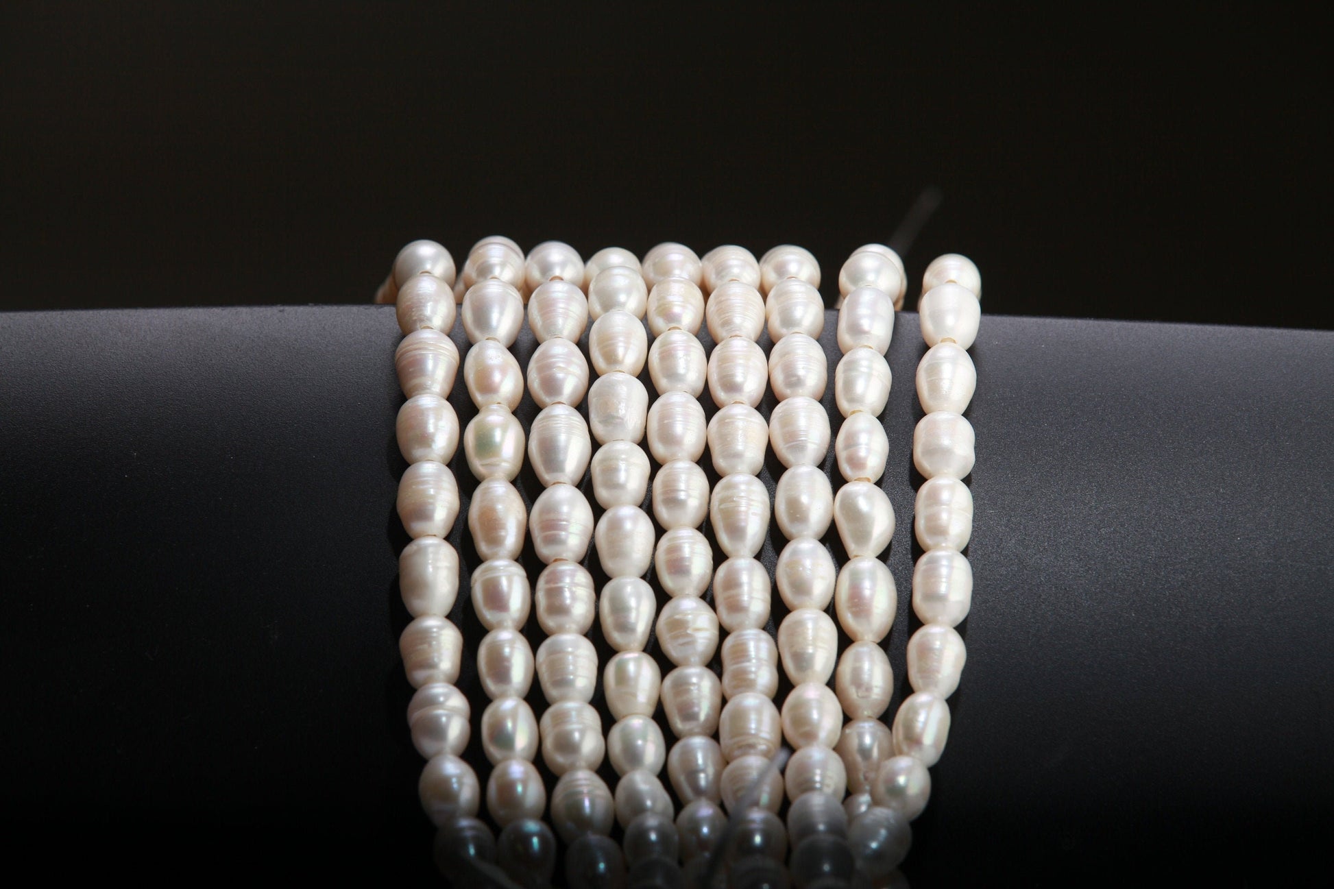 Natural Freshwater Baroque Pearl 10x13mm, 2mm Large hole, by piece, great for leather jewelry, 2mm leather go through