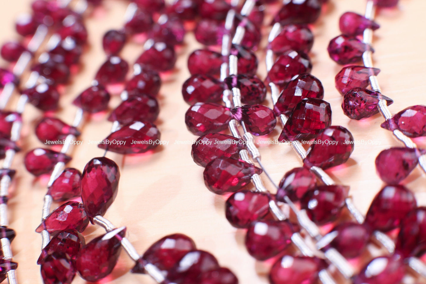 Rhodolite Garnet AAA Micro Faceted 4x6-5x7mm Briolette Tear Drop,Jewelry Making Rich Merlot color,Rare Mozambique garnet, January Birthstone