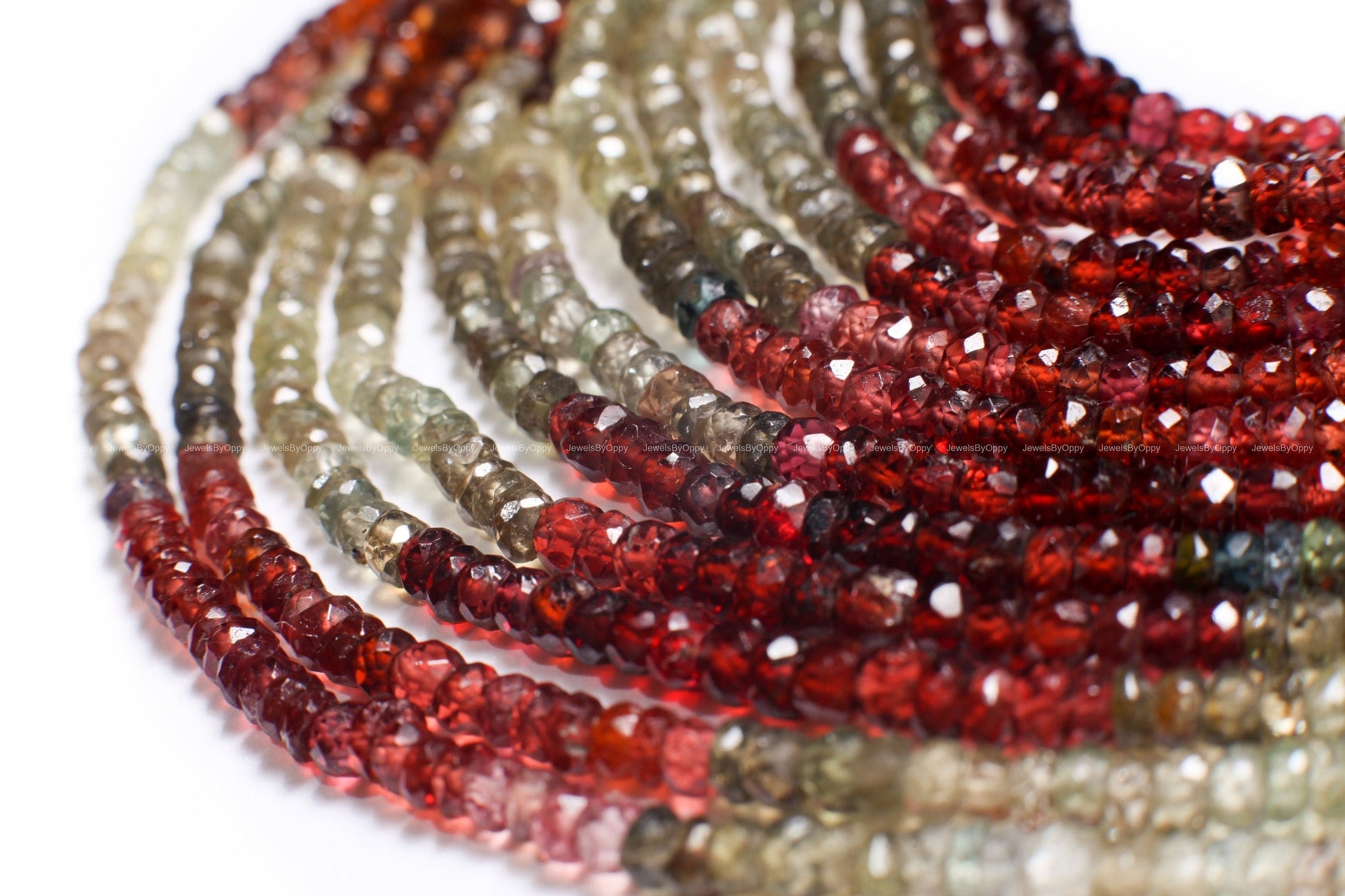 Natural Tundra Sapphire 3.5mm Shaded Micro Faceted Roundel High Quality Jewelry Making Gemstone Beads 13" Strand, beautiful vibrant shade .