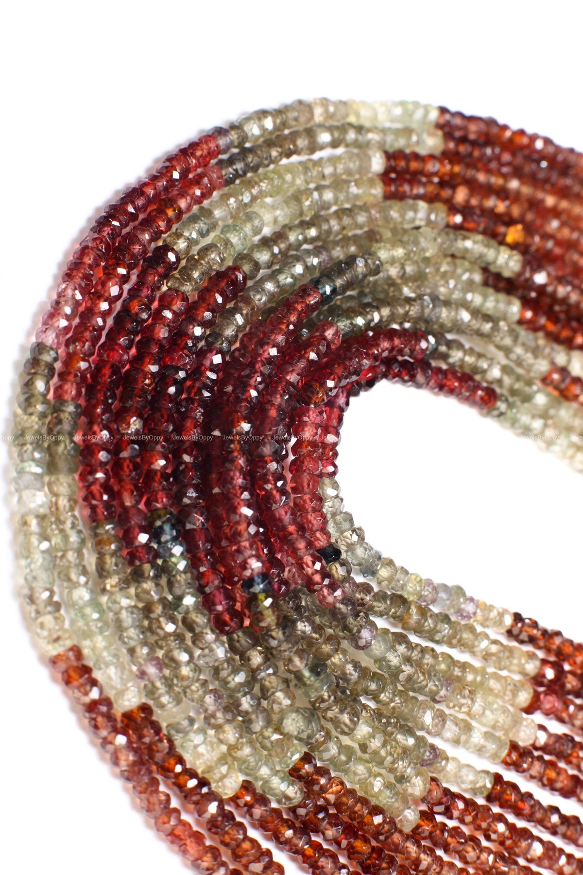 Natural Tundra Sapphire 3.5mm Shaded Micro Faceted Roundel High Quality Jewelry Making Gemstone Beads 13" Strand, beautiful vibrant shade .