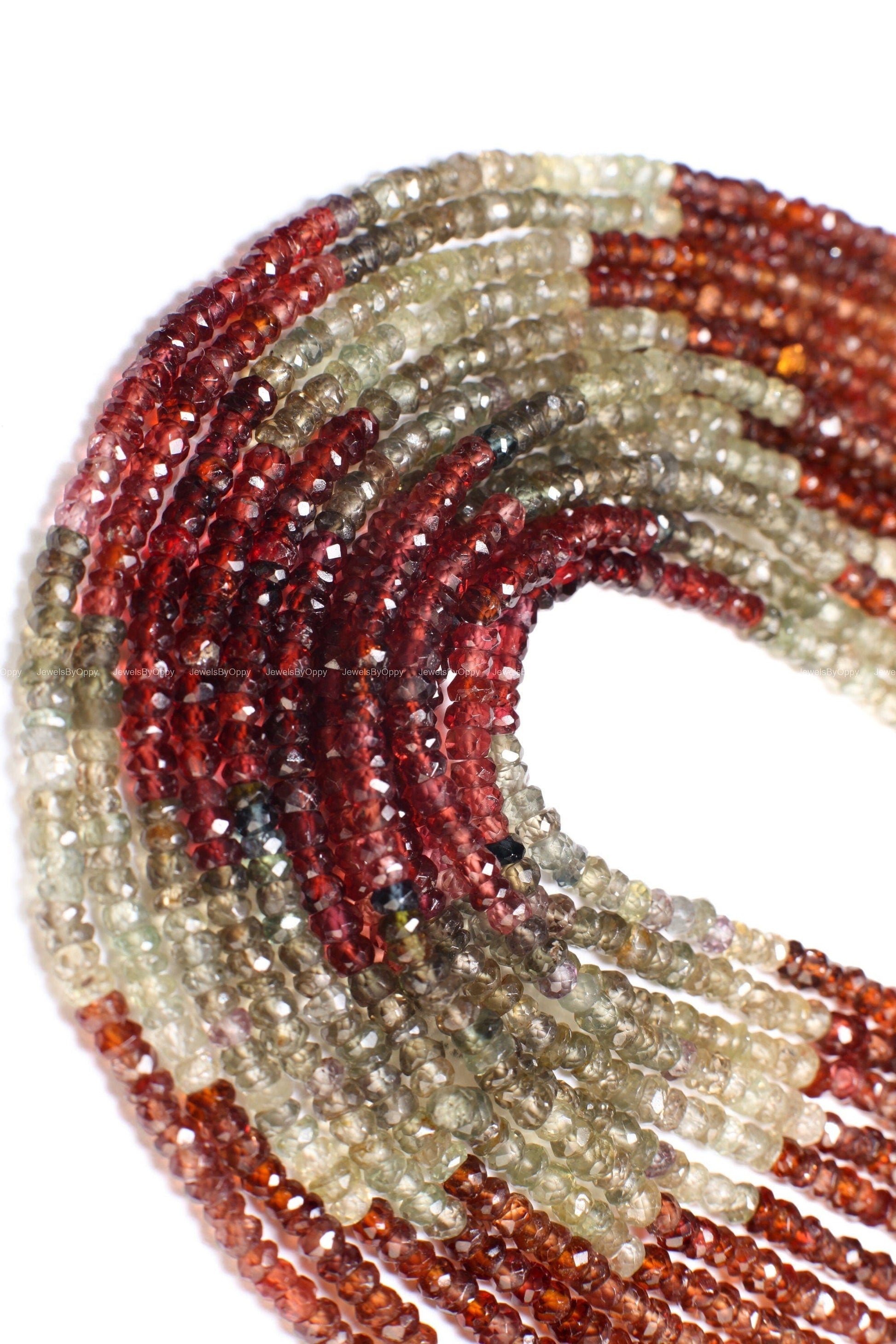 Natural Tundra Sapphire 3.5mm Shaded Micro Faceted Roundel High Quality Jewelry Making Gemstone Beads 13" Strand, beautiful vibrant shade .