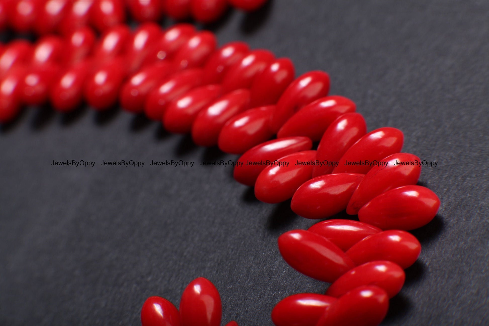 Genuine Bamboo Coral 3.5-4x7, 5x11mm Briolette AAA Gemstone Teardrop Beads, Sold by piece