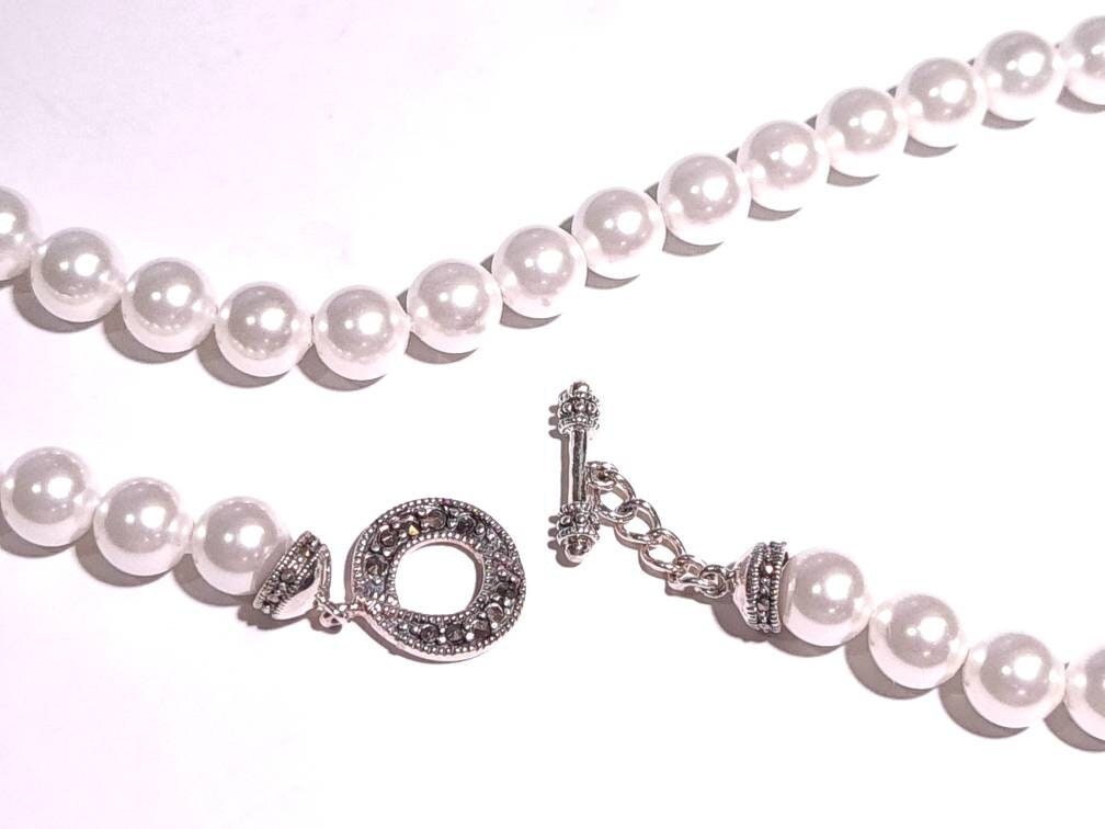 925 Sterling Silver Marcasite Toggle Clasp, 15mm circle, 17mm bar and 7mm cup, Vintage Marcasite Toggle Clasp with 1/2" Extension. 1 set