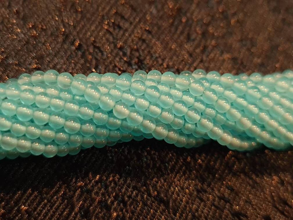 Apatite 2mm Round Beads, Jewelry Making Round Polished Gemstone Beads, DIY Necklace, Bracelet 16" Strand