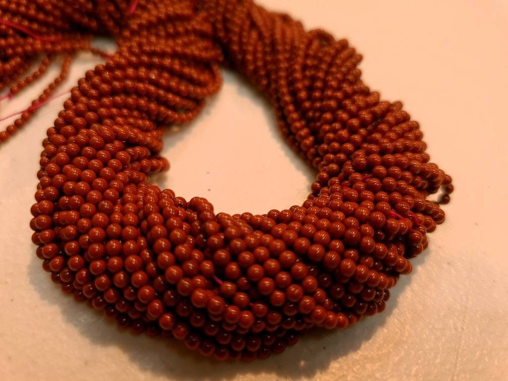 Red Jasper 2mm Round Beads, Jewelry Making Round Polished Gemstone Beads, DIY Necklace, Bracelet 16&quot; Strand