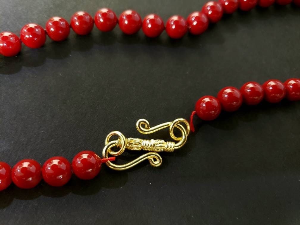 22K Gold Vermeil ,925 Sterling Silver 22mm long S hook clasp with 2 solid ring, vintage handmade hook clap for jewelry making, 1 PC or bulk