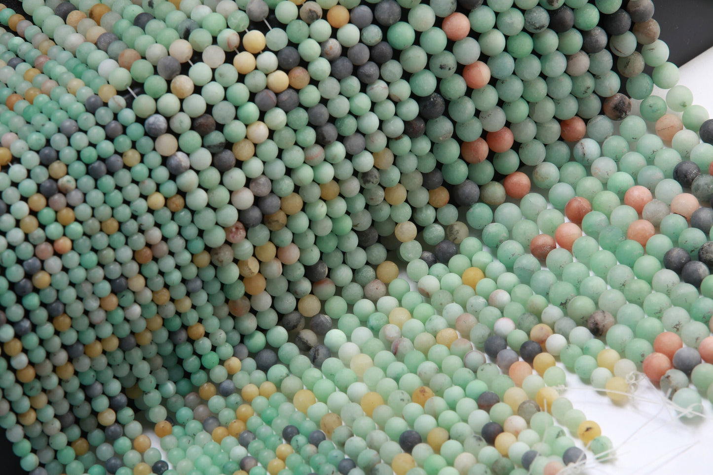 Genuine Multi Amazonite Matte 6mm 8mm 10mm -Single/Bulk strand wholesale 15” strand