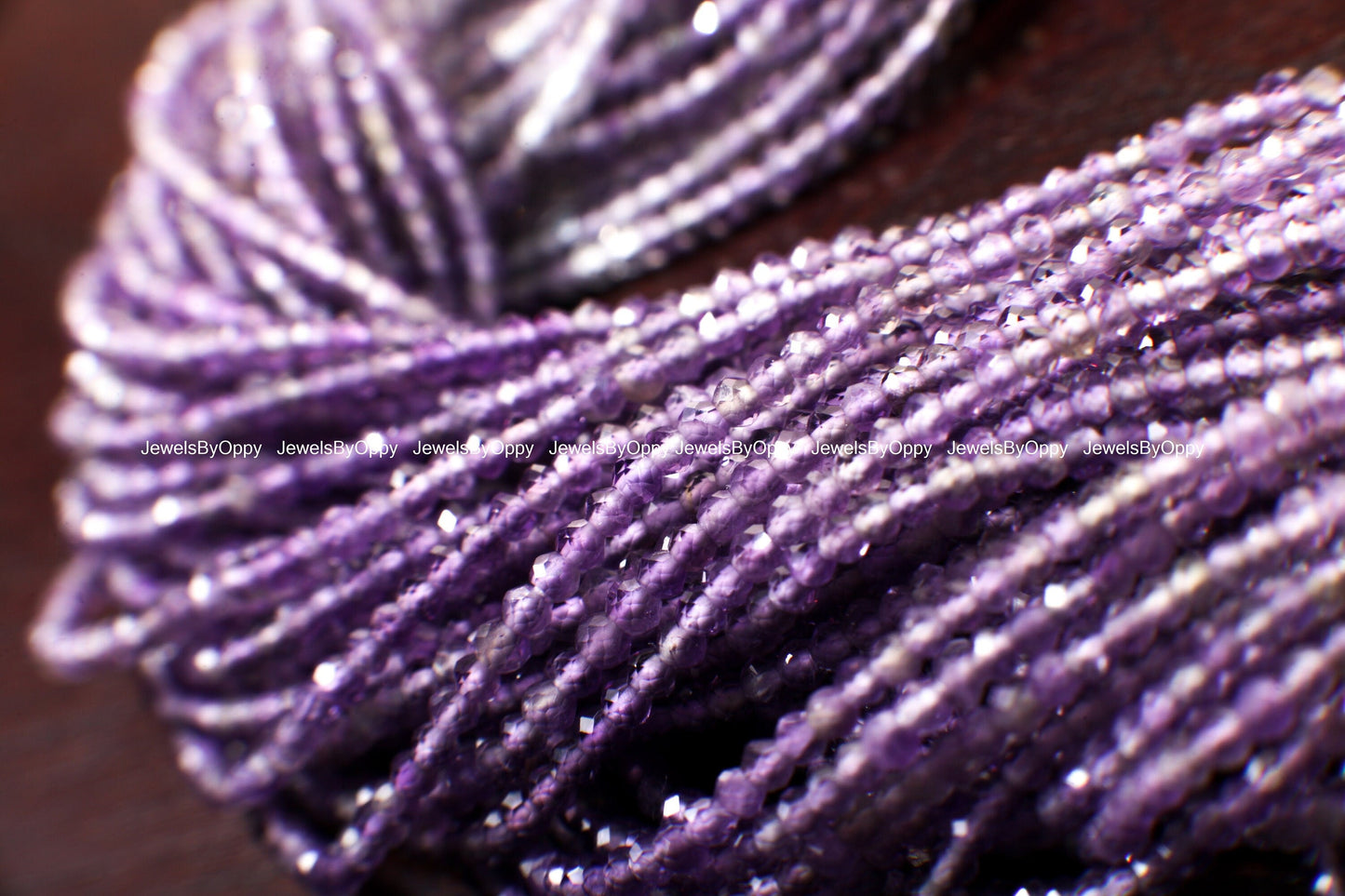 Amethyst Micro Faceted AAA Round 2mm, Jewelry Making Necklace, Bracelet, DIY Gemstone Beads 12.75&quot; Strand