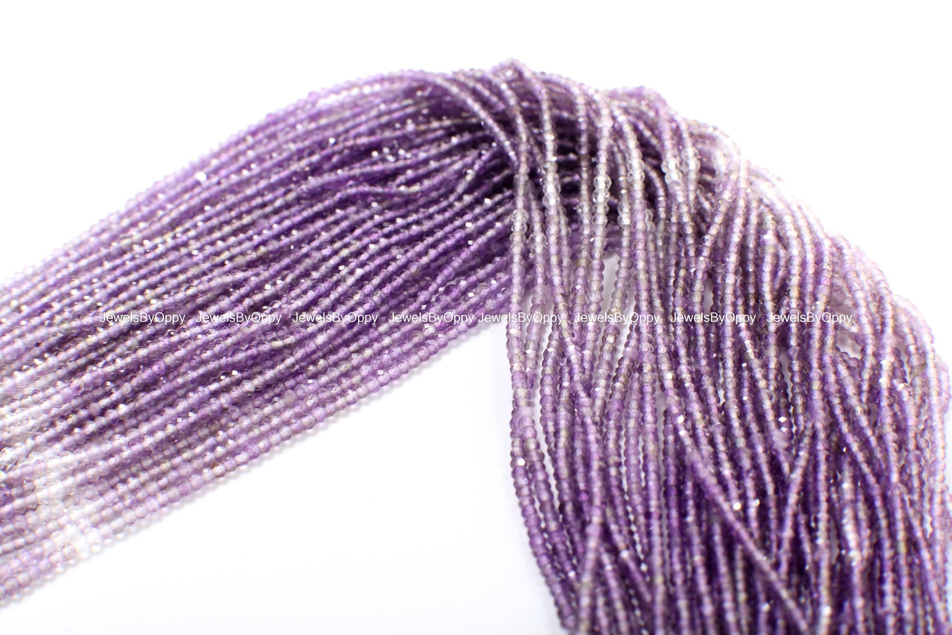 Amethyst Micro Faceted AAA Round 2mm, Jewelry Making Necklace, Bracelet, DIY Gemstone Beads 12.75&quot; Strand