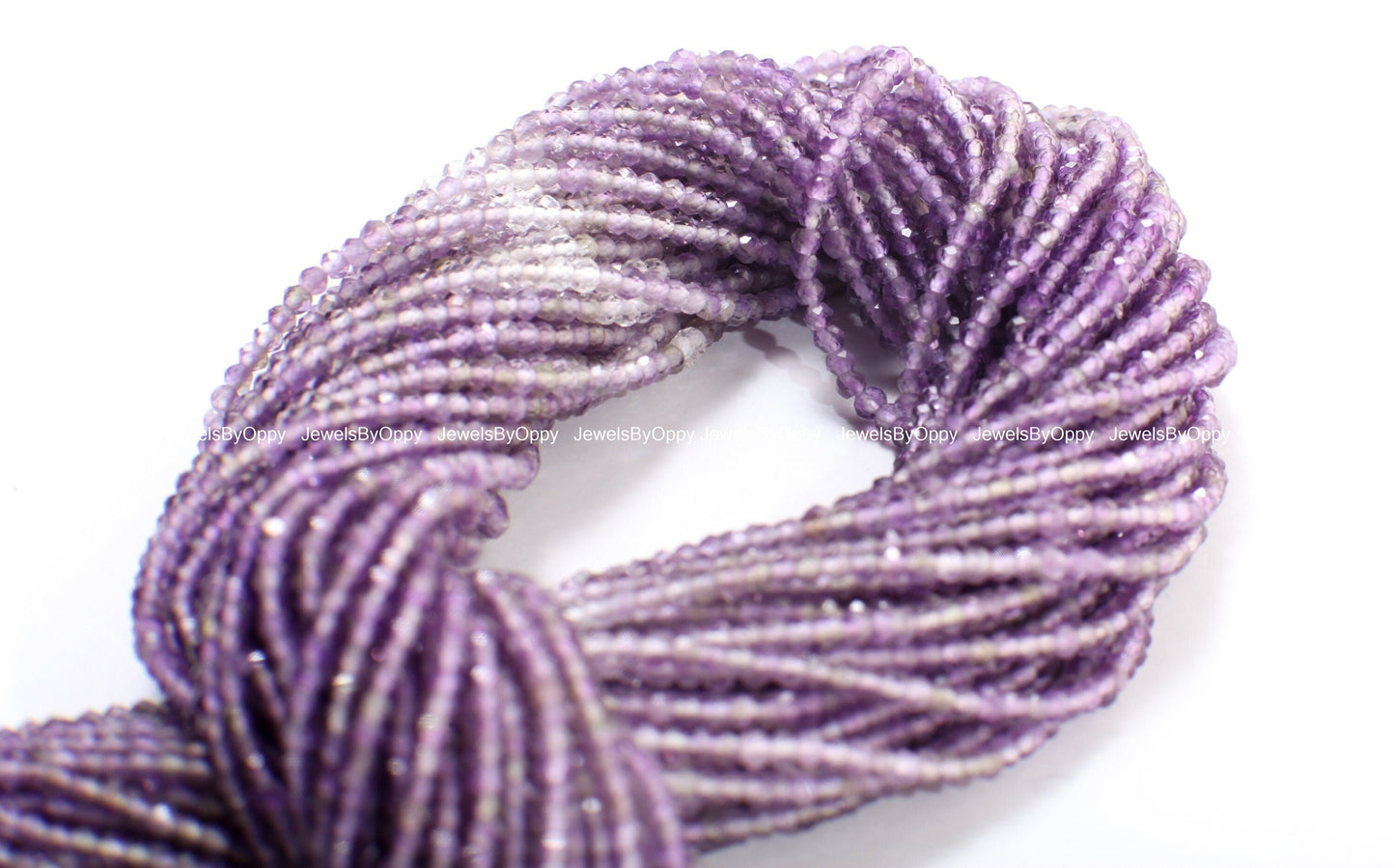 Amethyst Micro Faceted AAA Round 2mm, Jewelry Making Necklace, Bracelet, DIY Gemstone Beads 12.75&quot; Strand