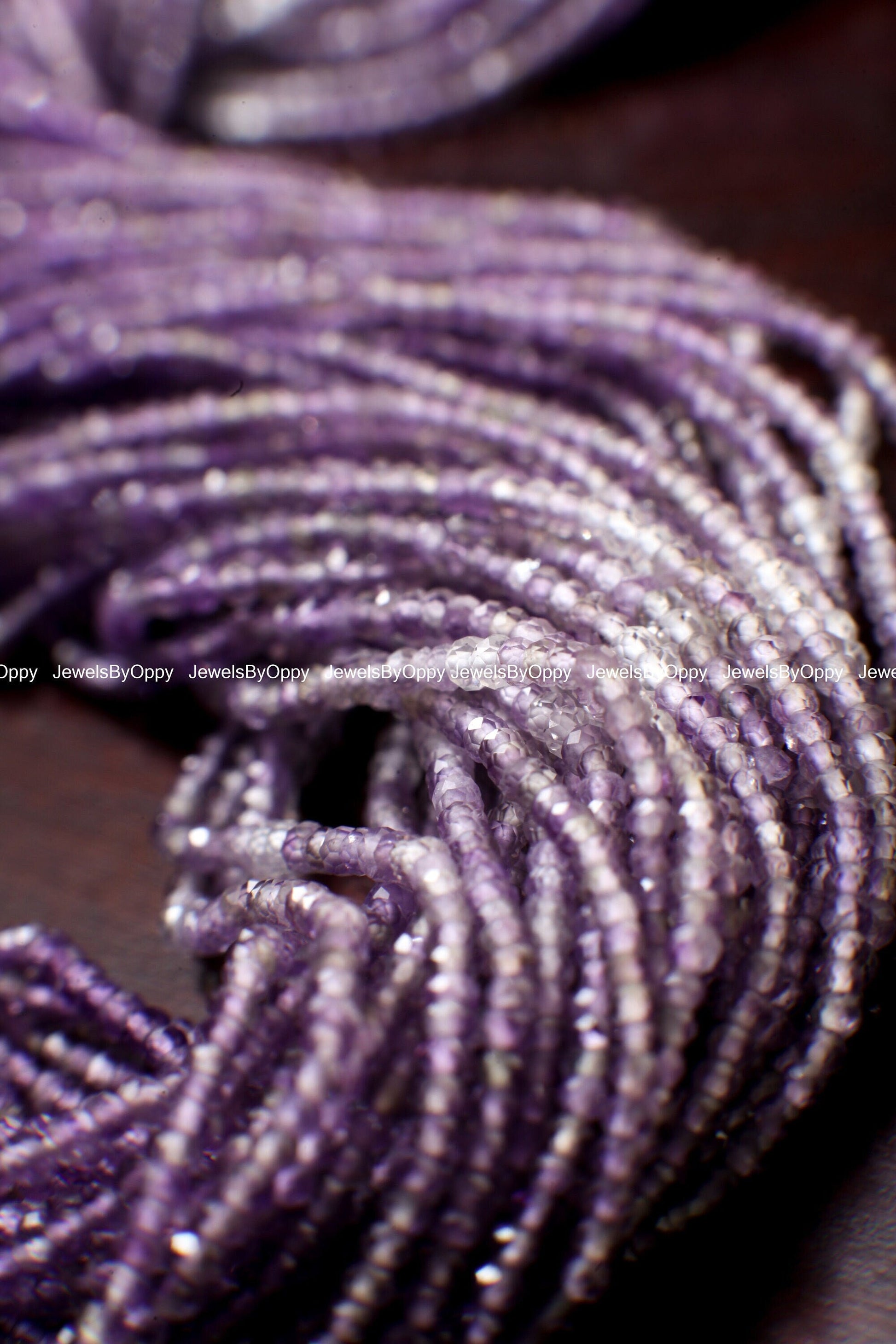 Amethyst Micro Faceted AAA Round 2mm, Jewelry Making Necklace, Bracelet, DIY Gemstone Beads 12.75&quot; Strand